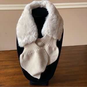 Faux Fur Collar Scarf